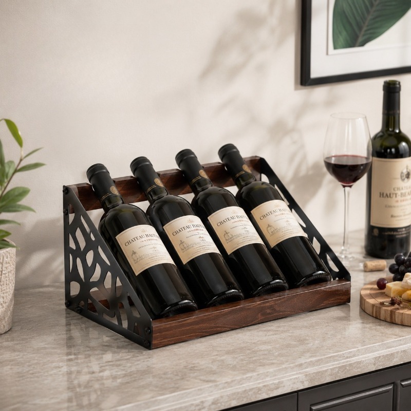 Home Bar Wooden Wine Rack Wine - Home Bar Shelf 评论和价格