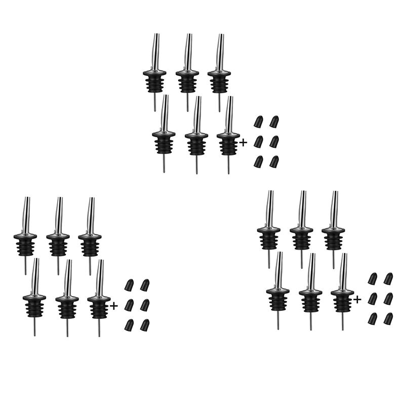 A25F-18Pc Stainless Steel Pour - Speed Pourer Cap 评论和价格