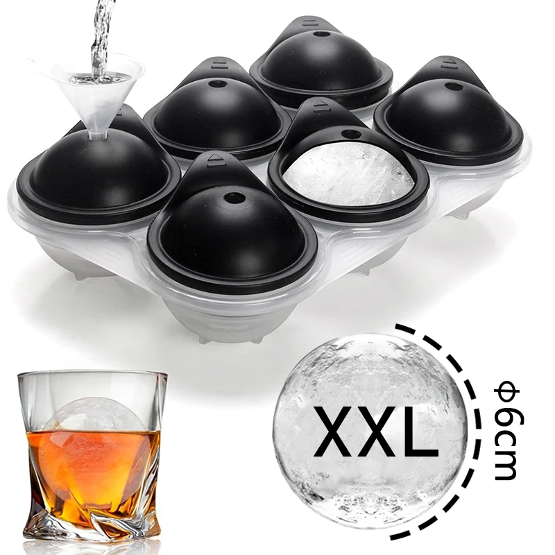 Large Silicone Ice Cube Tray W - Ice Mold Sphere 评论和价格