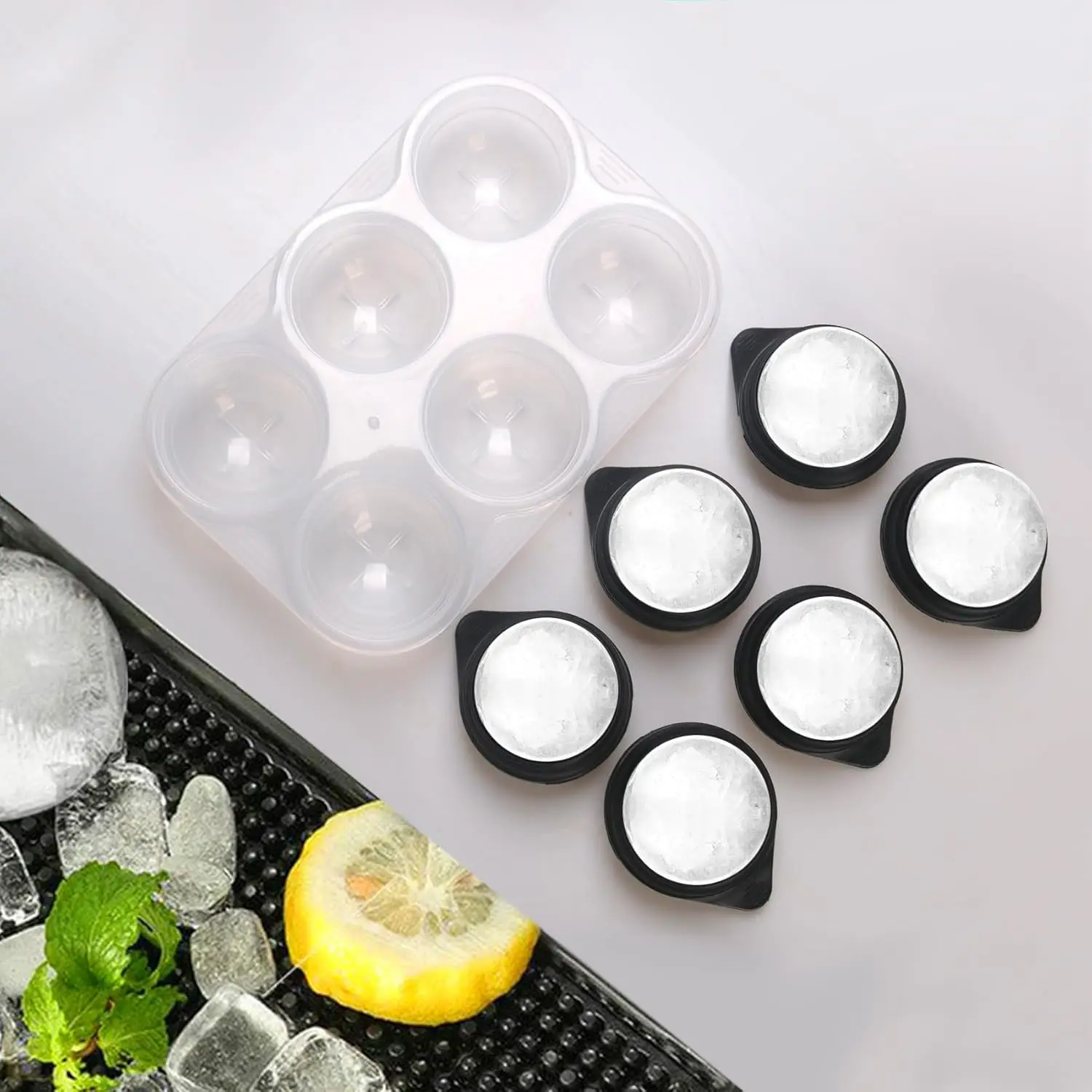 Large Silicone Ice Cube Tray W - Ice Mold Sphere 评论和价格