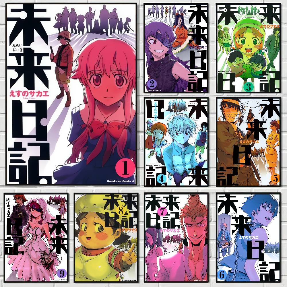 Anime Future Diary Anime Poste - Home Bar And Theater 评论和价格