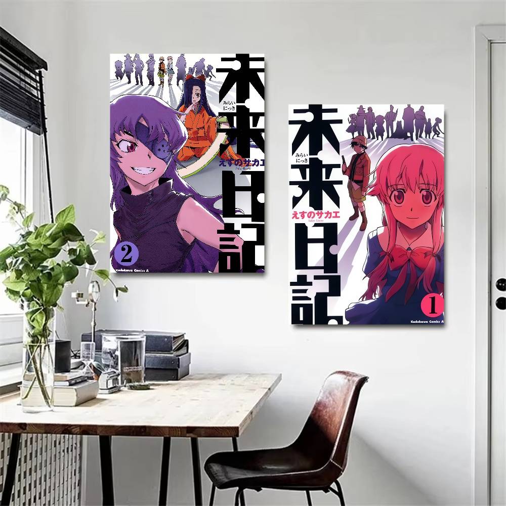 Anime Future Diary Anime Poste - Home Bar And Theater 评论和价格