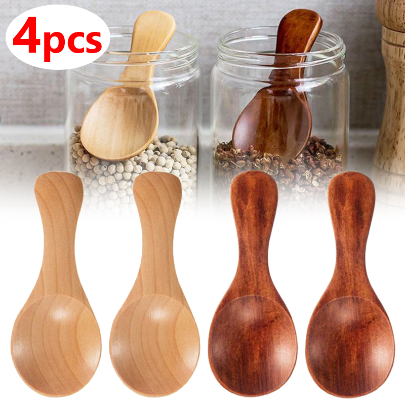 4/2/1pcs Mini Wooden Spoons Ki - Ice Pick Pick 评论和价格