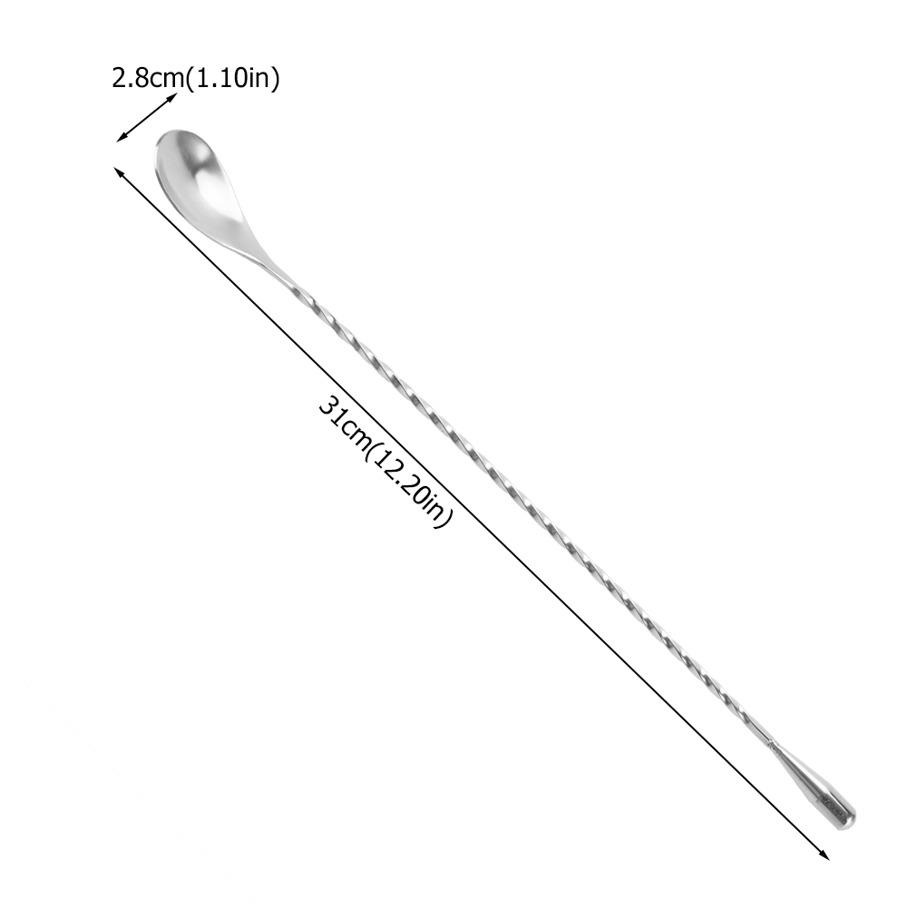 Long Stirring Spoon Stainless  - Bar Spoon Twisted 评论和价格