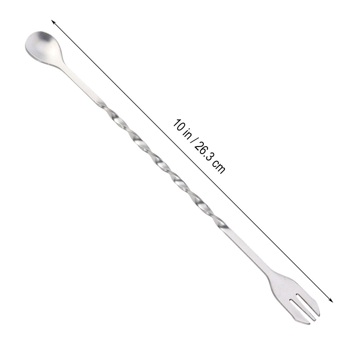 Professional 304 Stainless Ste - Bar Spoon Twisted 评论和价格