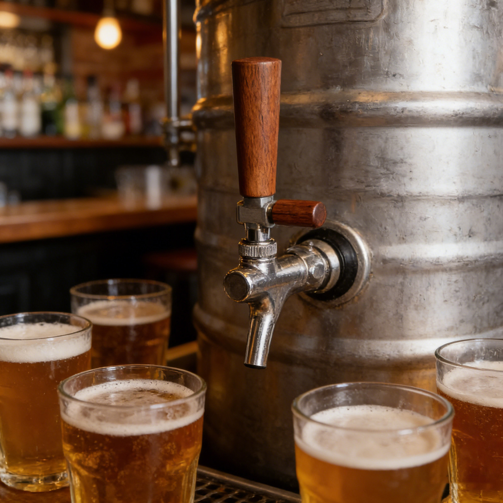 Rustic Wooden Beer Tap Handle  - Home Bar And Restaurant 评论和价格