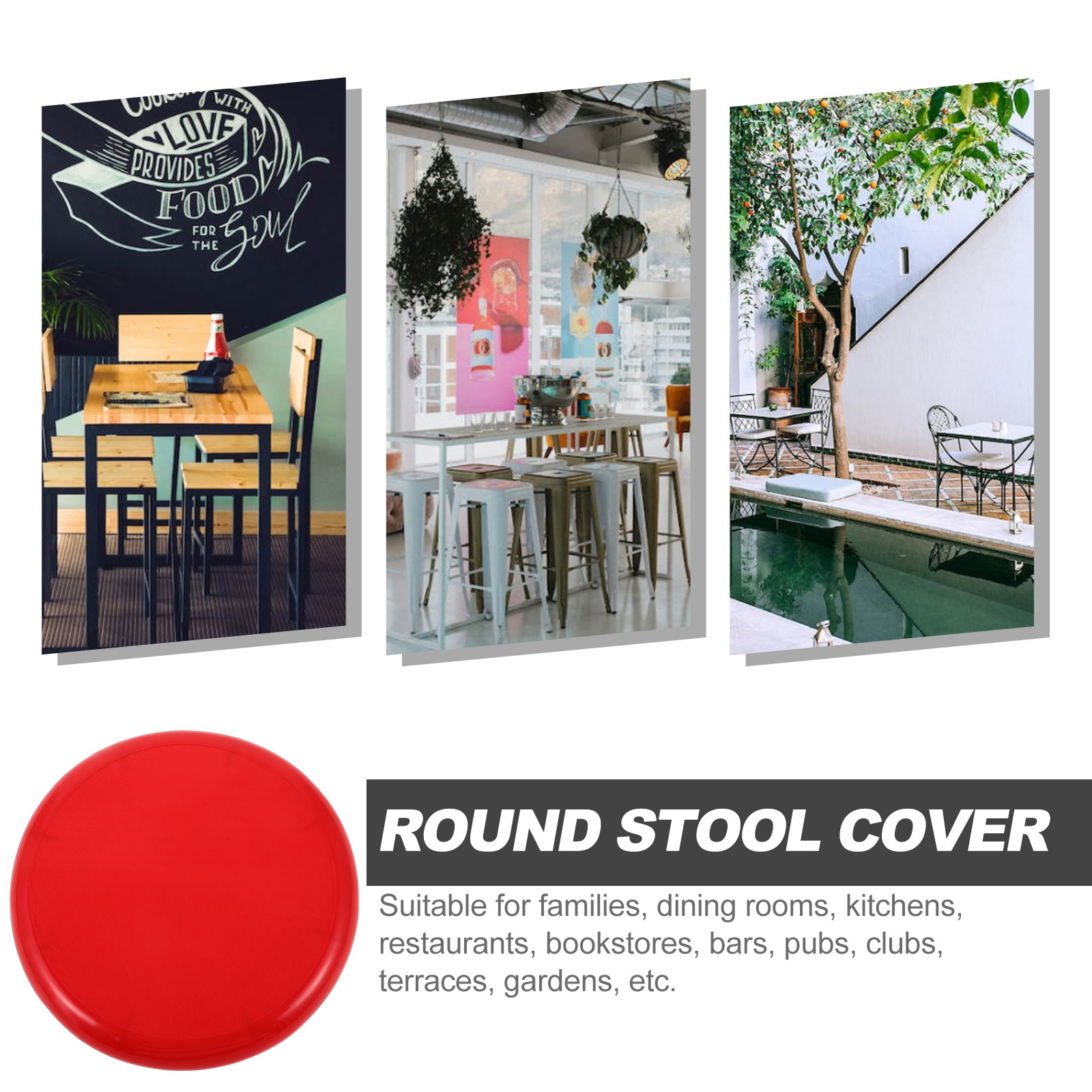 Round Stool Seat Replacement P - Home Bar Stools 评论和价格