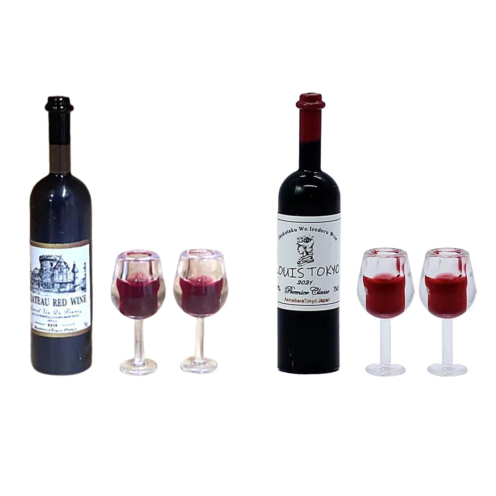 1/12 Scale Dollhouse Wine Bott - Home Bar Shelf 评论和价格