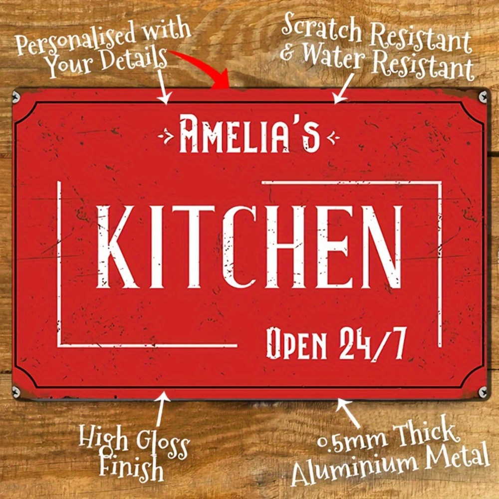 Personalized Custom Kitchen Wa - Home Bar Signs 评论和价格