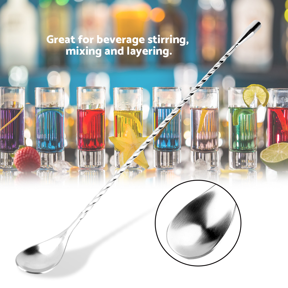 Bar Mixing Spoon Bar Spoon Sta - Bar Spoon Twisted 评论和价格