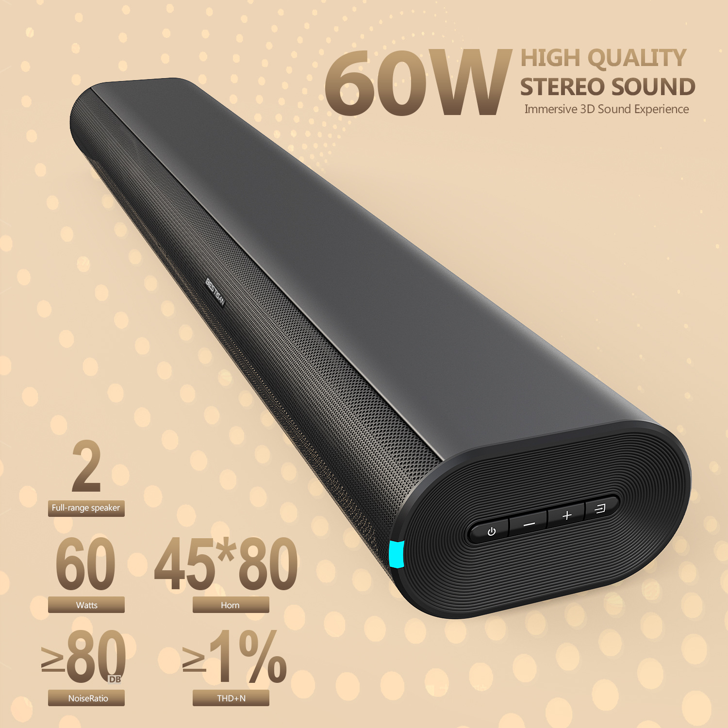 Subwoofer Sound Bar System for - Home Bar And Theater 评论和价格